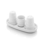 Porselen Lizbon Tuzluk, Biberlik, Kürdanlık ve Altlığı