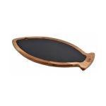 Porselen Plakalı Balık Servis Tahtası