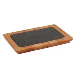 Porselen Plakalı Ahşap Et Tahtası