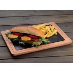 Porselen Plakalı Ahşap Et Tahtası