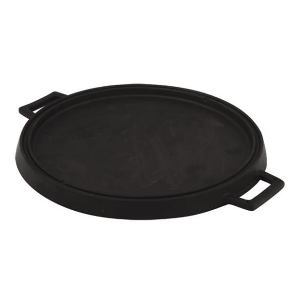 Metal Kulplu Yuvarlak Griddle