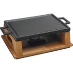 Ahşap Standlı Döküm Demir Dikdörtgen Hot Plate