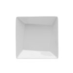 Porselen Twist Beyaz Çukur Tabak 13Cm  