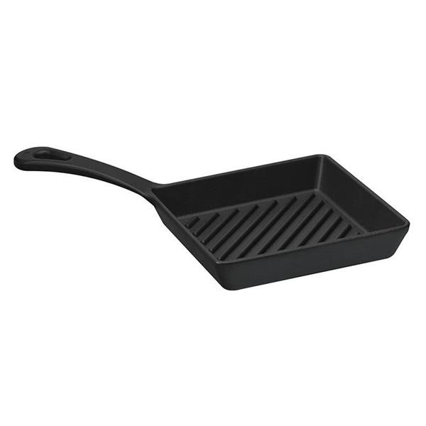 Saplı Mini Izgara Tava Kare