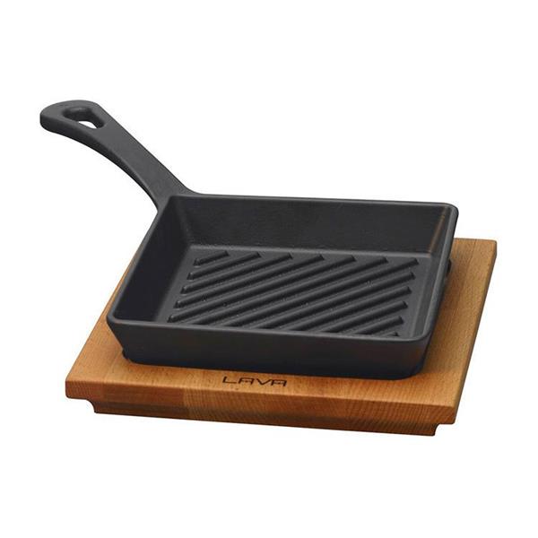 Altlıklı Mini Döküm Demir Izgara Tava