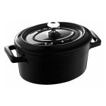 Ahşap Altlıklı Mini Oval Tencere