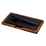 Ahşap Servis Tahtası, Hot Plate Döküm Demir Plakalı