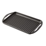 Metal Kulplu Döküm Demir Kare Izgara Tava