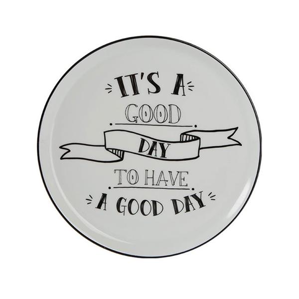 Porselen Be Happy Be Happy Düz Tabak 20 cm 