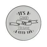 Porselen Be Happy Be Happy Düz Tabak 20 cm 