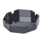 8 Köşe Kalın Lüks Siyah Küllük