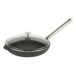 Cam Kapaklı Paslanmaz Saplı Kızartma Tavası