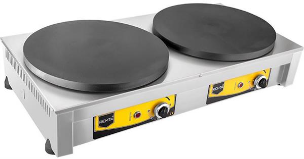 Çiftli Krep Pişirici Elektrikli 40 cm Çap KR2