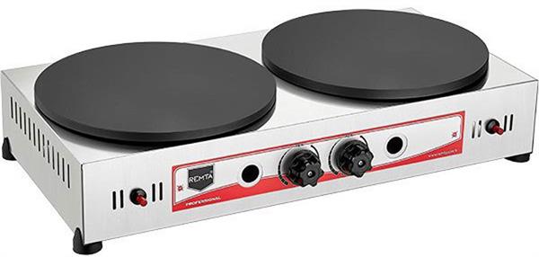 Çiftli Krep Pişirici Gazlı CE 40 cm Çap KR4