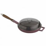 Cam Kapaklı Döküm Demir Kızartma Tavası