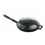 Cam Kapaklı Döküm Demir Kızartma Tavası