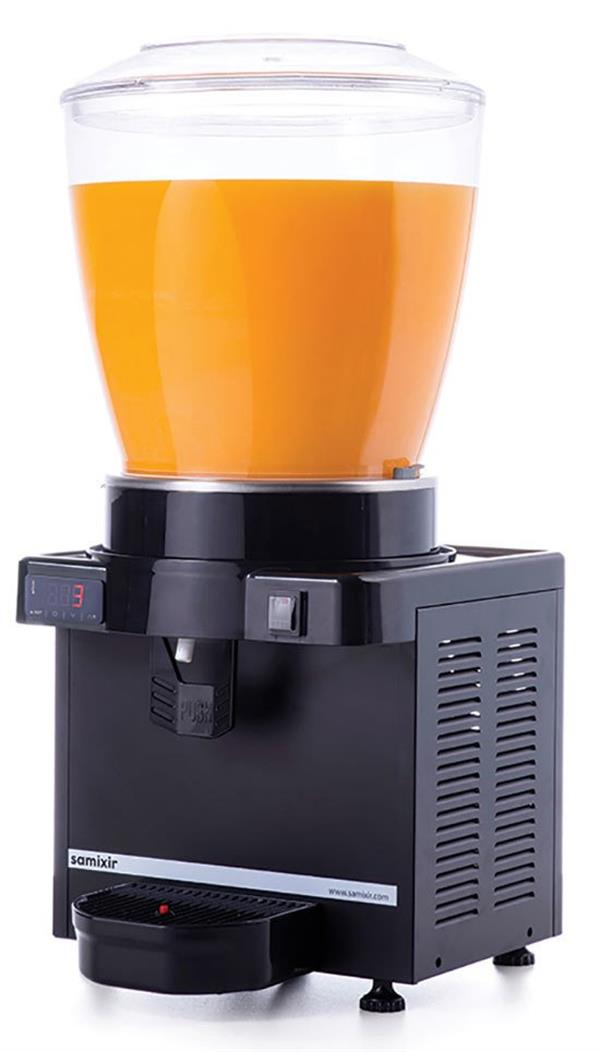 M22 Dijital Panoramik Karıştırıcılı Soğuk İçecek Dispenseri Siyah 22 Litre M22.DB