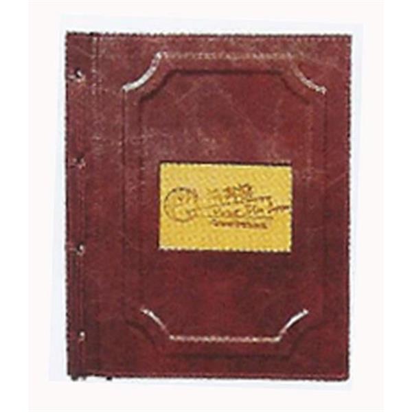 Deri Pencereli Bağcıklı Çerçeveli Menü