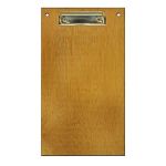 Mandallı Doğal Ahşap Menü