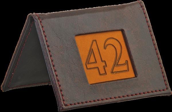 Deri Pencereli Masa Numarası