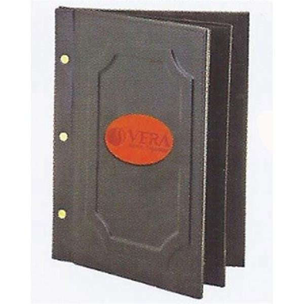 Deri Pencereli Vidalı Çerçeveli Menü