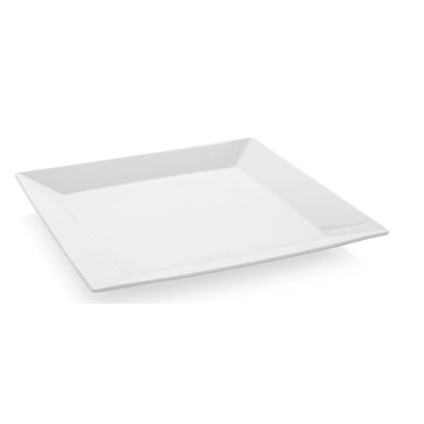 Porselen Merid Düz Kare Tabak 19 cm