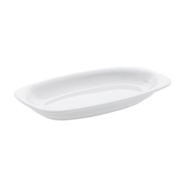 Porselen Mimoza Kayık Tabak 19 cm