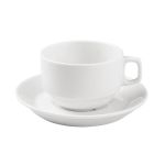 Porselen Bella Alumilite Tabaklı Çay Fin