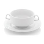 Porselen Moskova Konsome Kase ve Tabağı