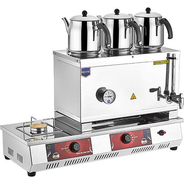 55 Model Üç Demlikli Gazlı (CE) Çay Ocağı 33 lt N13