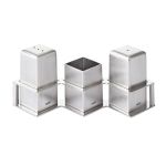 Kare Stantlı Tuzluk Biberlik Takımı