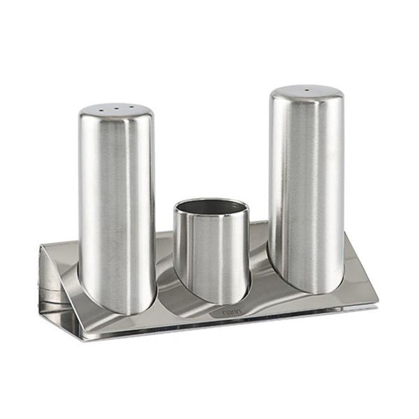 Piramit Standlı Tuzluk & Biberlik Seti