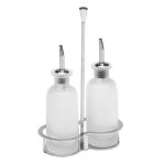 Zeytinyağ & Sirke Seti Buzlu Cam