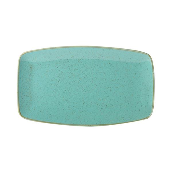 Porselen Seasons Turkuaz Kayık Tabak 31C