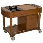 Tek Ocaklı Flambe Arabası