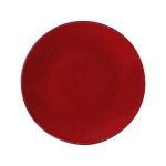 Porselen Seasons Kırmızı Düz Tabak 18Cm 