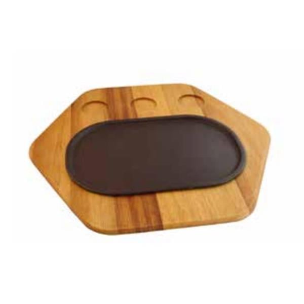 Fonte Hexagone Dökümlü Et Sunum