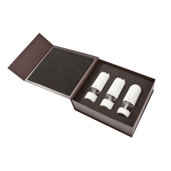 3'lü Beyaz Pilli Değirmen