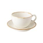 Porselen Seasons Bej Tabaklı Çay Fincanı