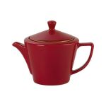 Porselen Seasons Kırmızı Kapaklı Demlik 