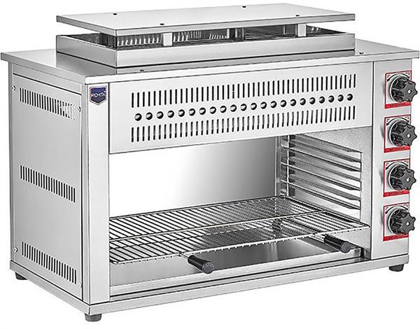 4 Radyanlı Salamander Izgara Gazlı CE Belgeli S11