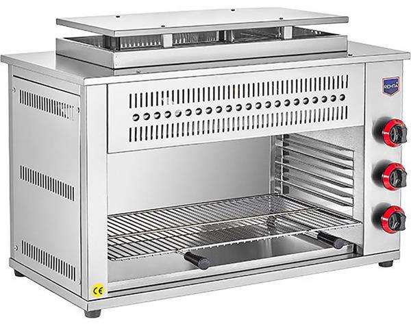 3 Radyanlı Salamander Izgara Gazlı CE Belgeli SCE3