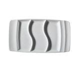 Porselen Safir 3 Bölmeli Kayık Tabak