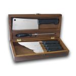 Eskitme Ahşaplı Kasap Seti