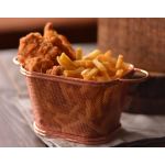 Tostin Metal Sunum Sepeti Kare Küçük