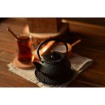 Linden Sümbül Döküm Demlik 300 ml Siyah