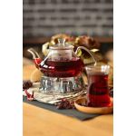 Isıtıcılı Süzgeçli Demlik