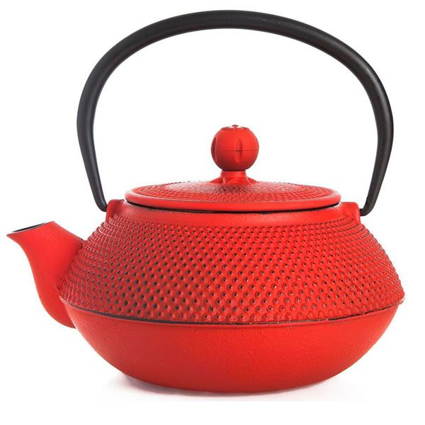 Linden Sümbül Döküm Demlik 750 ml Kırmızı