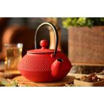 Linden Sümbül Döküm Demlik 750 ml Kırmızı