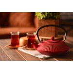 Mate Döküm Demlik 1150 ml Kırmızı